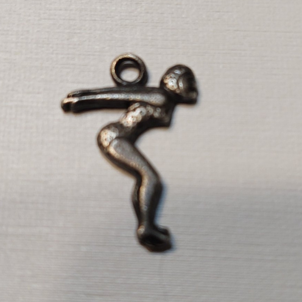 Vintage Sterling Silver Diver Charm